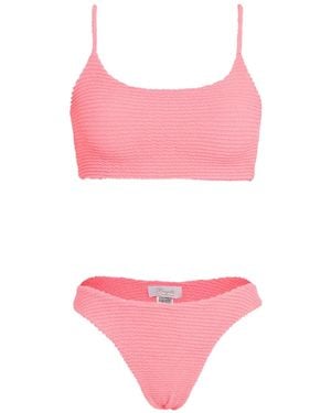 Brigitte Bardot Logo-Patch Bikini - Pink