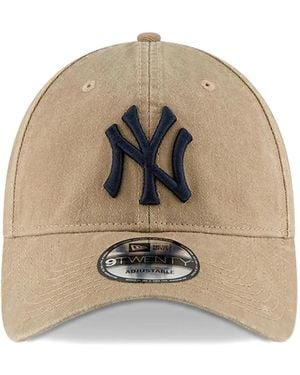 KTZ Mlb Core Classic 2.0 9Twenty Logo-Patch Baseball Cap - Natural