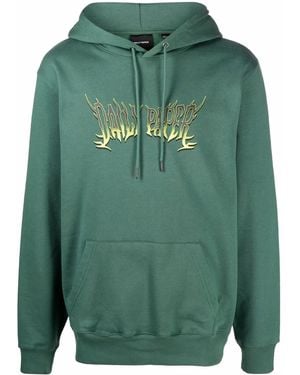 Daily Paper Sudadera con capucha y logo - Verde