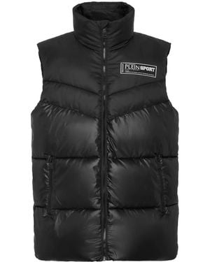 Philipp Plein Chompa sin mangas - Negro