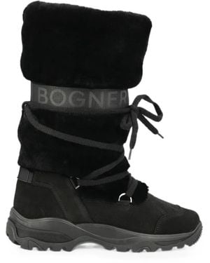 Bogner Schneestiefel Mit Schnürung - Schwarz