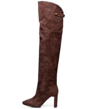 Poche Paris Audrey Over-The-Knee Boots - Brown