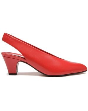 Bally 55Mm Alva Pumps - Red