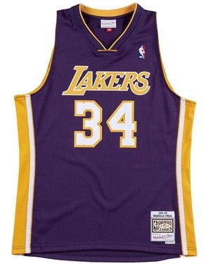 Mitchell & Ness Shaquille O'Neal Sleeveless Vest - Purple