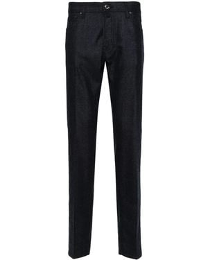 Jacob Cohen Prince Of Wales Check Trousers - Blue