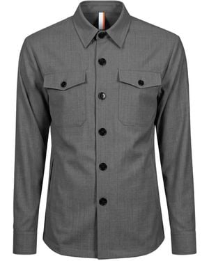 Pmds Surchemise Boutonnée À Poches Plaquées - Grey