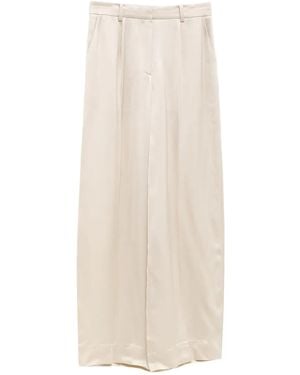 TOTEME Belted Pants - Natural