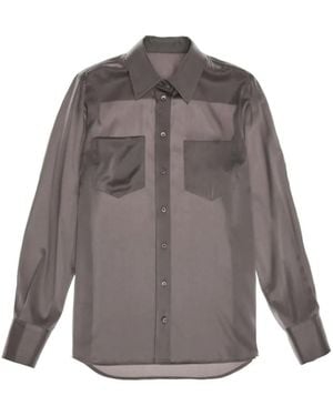 Helmut Lang Pocket-Detail Shirt - Grey