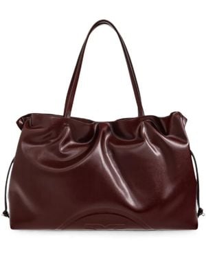 Tory Burch Borsa Tote Ella Con Logo - Viola