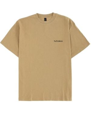 No Problemo T-Shirt Mit Logo - Natur