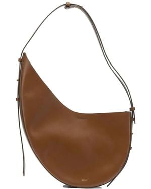 Soeur Wimona Leather Shoulder Bag - White