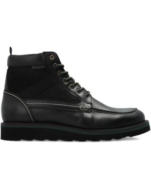 Paul Smith Curtis Lace-Up Leather Boots - Black