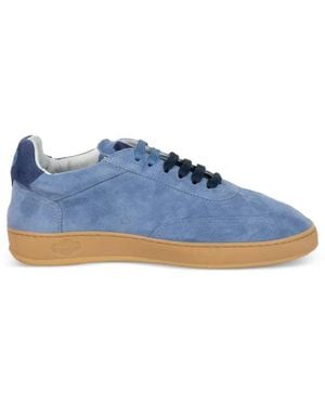 Soldini 80 Akira Suede Sneakers - Blue