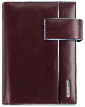 Piquadro Leather Organizer - Purple