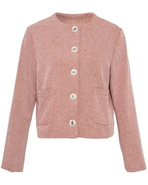 Rally Movement Rally Logo-Button Jacket - Pink