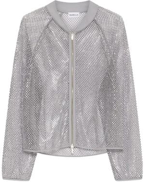 Marella Rhinestone Jacket - Grey