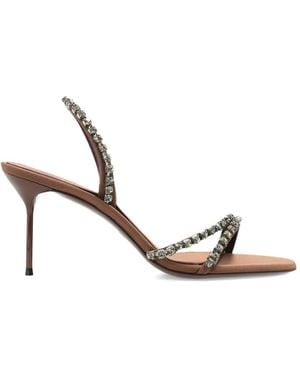 Paris Texas Heeled Sandals 'Lidia' - Brown