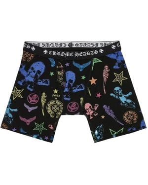 Chrome Hearts X Foti Printed Boxers - Blue
