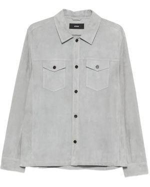 Arma Dex Buttoned-Pockets Shirt - Grey