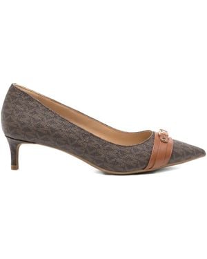 Michael Kors 50Mm Mandy Heeled Pumps - Brown