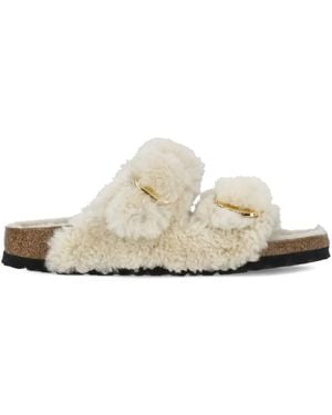 Birkenstock Sandalias Arizona Big de hebilla - Blanco