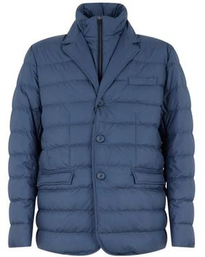 Herno Quilted Padded Jacket - Blue