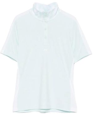 J.Lindeberg Button Panelled Polo Top - White