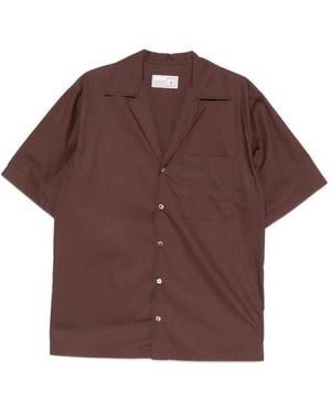 Department 5 Cape Buttoned Pocket Shirt - Brown