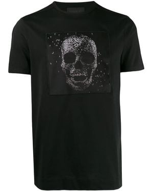 Limitato Skull Print T-Shirt - Black