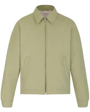Fursac Zip-Front Collared Jacket - Green