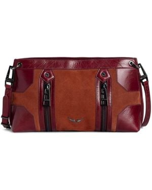 Zadig & Voltaire Sunny Moody Leather Crossbody Bag - Red
