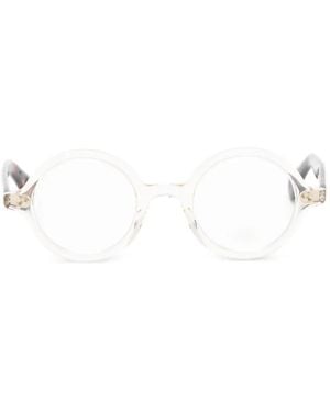 Eyevan 7285 Lunettes De Vue À Monture Ronde - Blanc