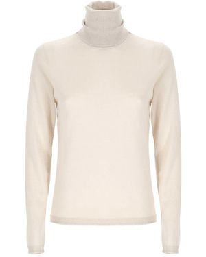 Lorena Antoniazzi Turtleneck sweater - Weiß