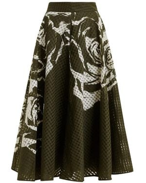 Essentiel Antwerp Floral-Print Skirt - Green