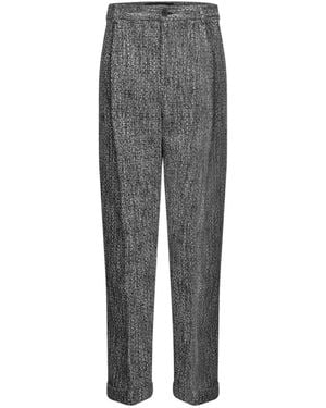 KARL LAGERFELD Pantalones Con Pinzas - Gris