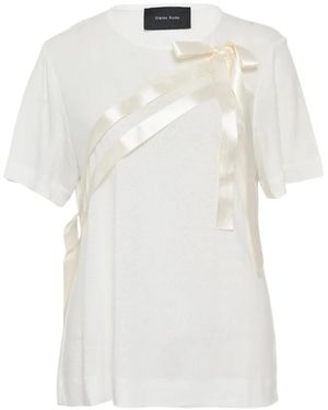 Simone Rocha Bow Sash T-Shirt - White