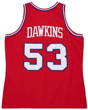 Mitchell & Ness Nba 76Ers 1979 Darryl Dawkins Sweatshirt - Red