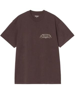 Carhartt Camiseta Chez Wip Con Motivo Gráfico - Rojo