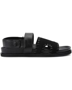 Kurt Geiger Stitch Strap Baker Sandals - White