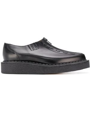 Comme des Garçons Loafer Mit Reißverschluss - Schwarz