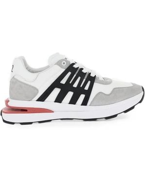 DSquared² Slash Panelled Trainers - White