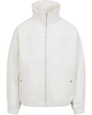 Mordecai Stripe-Detail Track Jacket - White