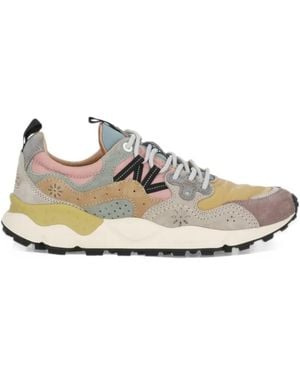 Flower Mountain Yamano 3 Paneled Sneakers - White