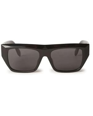 Palm Angels Geometric-Framed Sunglasses - Grey