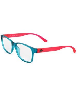 Lacoste Bril Met Rechthoekig Montuur - Rood