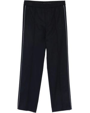Gucci Logo-Patch Trousers - Blue