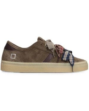 Date Sneakers Mit Schleife - Braun