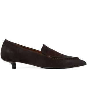 Marsèll Spitze Pumps Aus Wildleder - Schwarz
