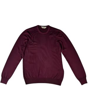 Gran Sasso Crew-Neck Sweater - Purple