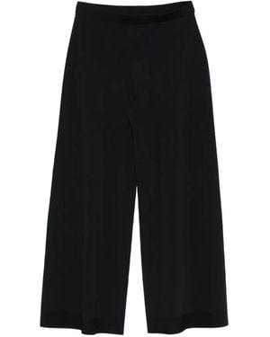 D.exterior Elasticated-Waist Pants - Black